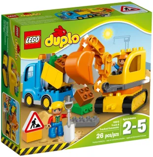 Lego Duplo 10812 Pásový bagr a náklaďák