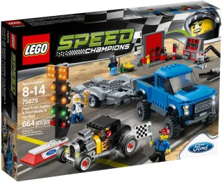 Lego Speed Champions 75875 Ford F-150 Raptor & Ford Model A Hot Rod